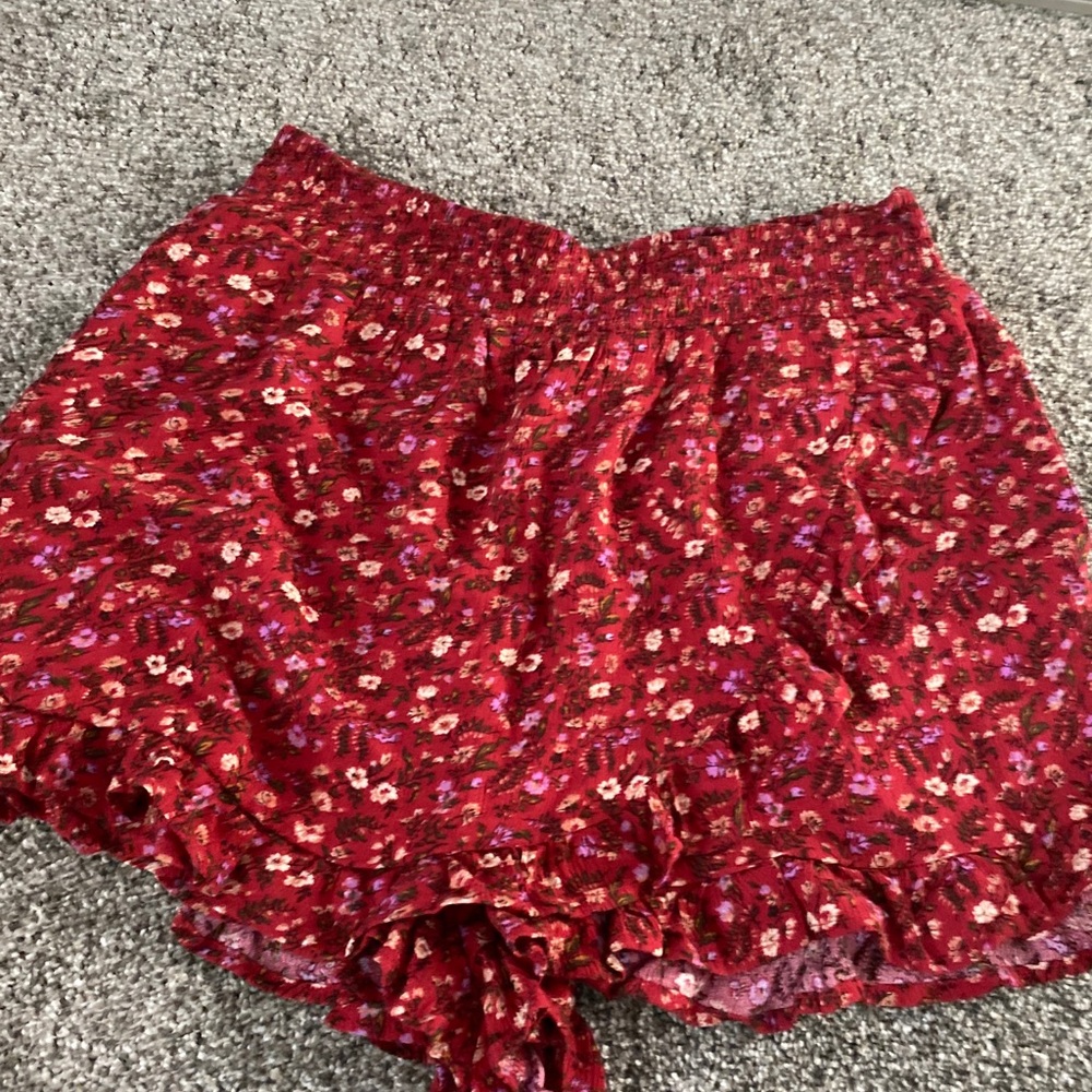 floral print shorts/skirt